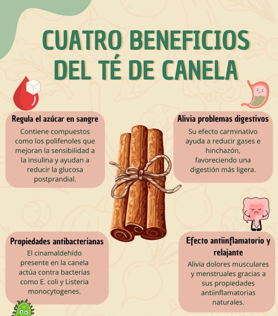 🍵✨ 4 Beneficios del Té de Canela que te harán amarlo aún más