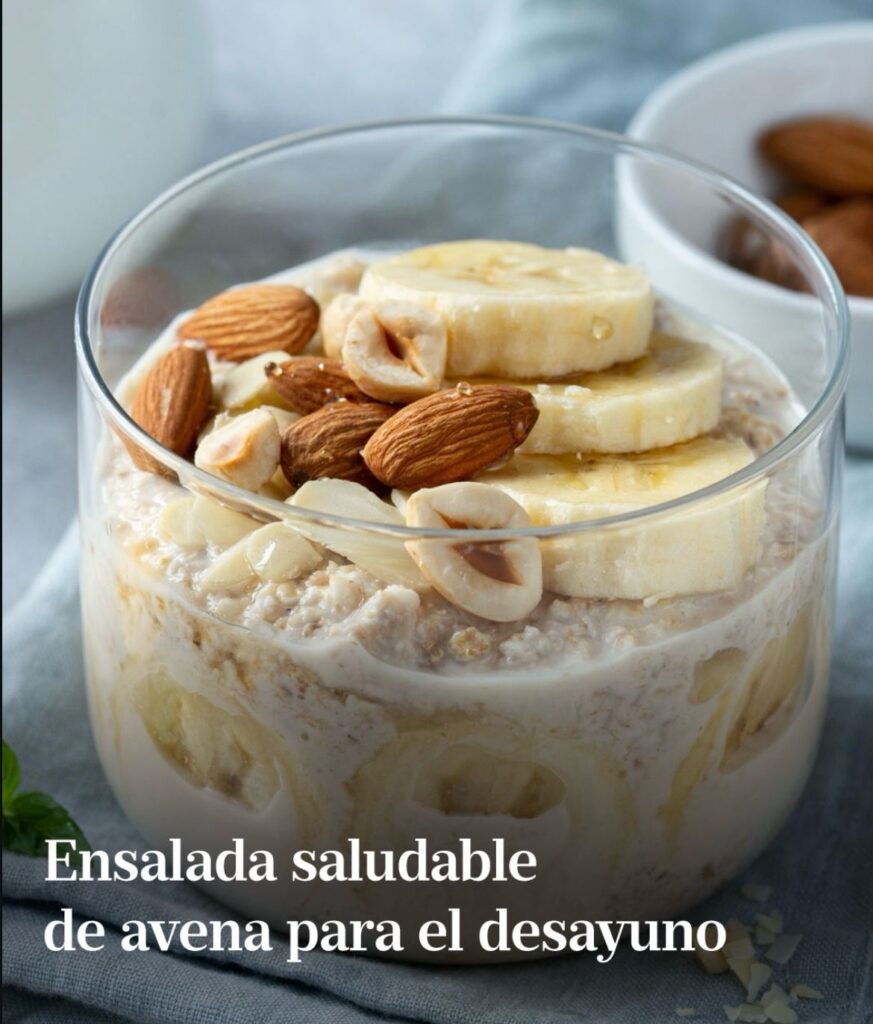 🍎🥣 Postre de Avena para el Desayuno: Rico, Nutritivo y Súper Fácil 🍌💛