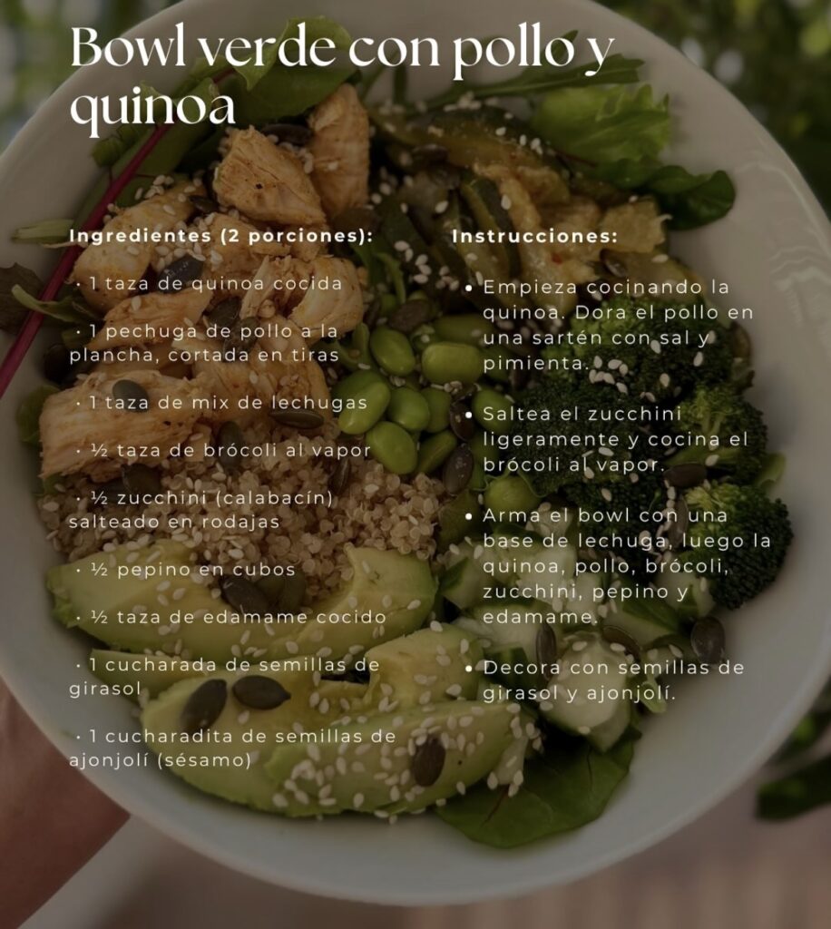 🌿Ensalada de quinoa con pollo🌿