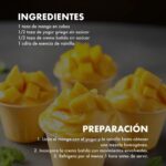 Mousse de mango rico y saludable🥭