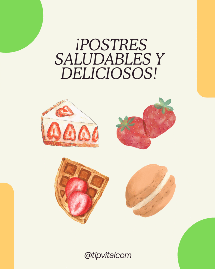 ¡Postres Saludables y Deliciosos! ✨🍌🍓