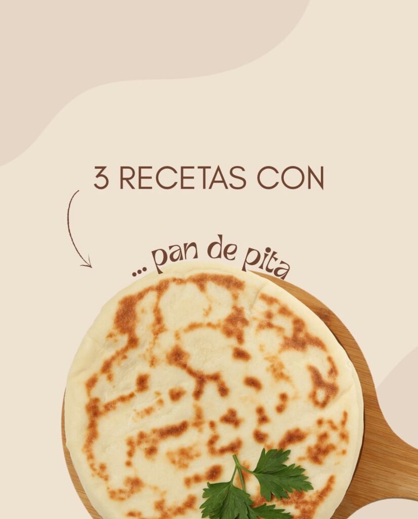 3 Recetas saludables con pan pita🥙